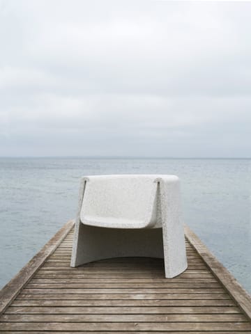 Bit Lounge Chair lænestol - Hvid - Normann Copenhagen