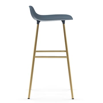 Form barstol messingben 75 cm - Blå - Normann Copenhagen