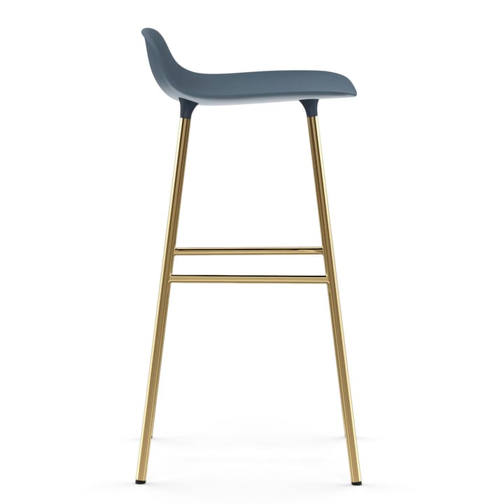 Form barstol messingben 75 cm, Blå Normann Copenhagen