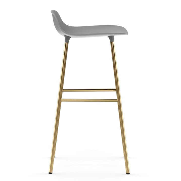 Form barstol messingben 75 cm, Grå Normann Copenhagen