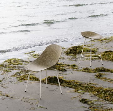 Mat Chair stol - Seaweed-cream steel - Normann Copenhagen