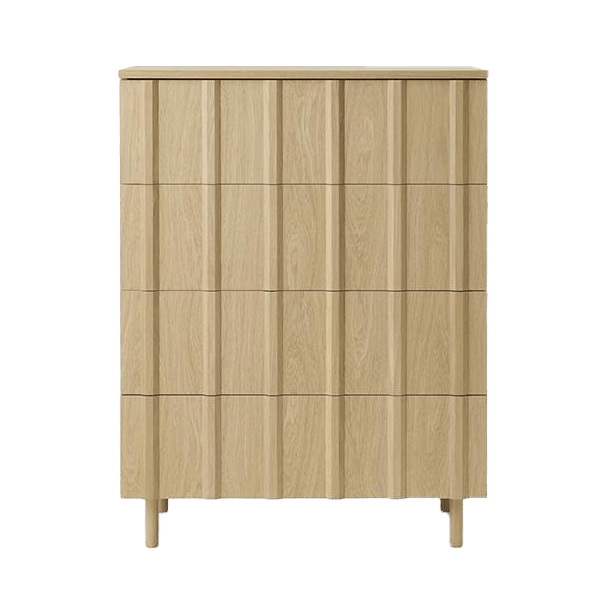 Rib dresser 4 skuffer - Oak - Normann Copenhagen