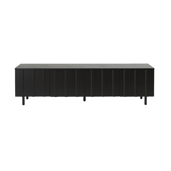 Rib sideboard lav - Soft Black - Normann Copenhagen