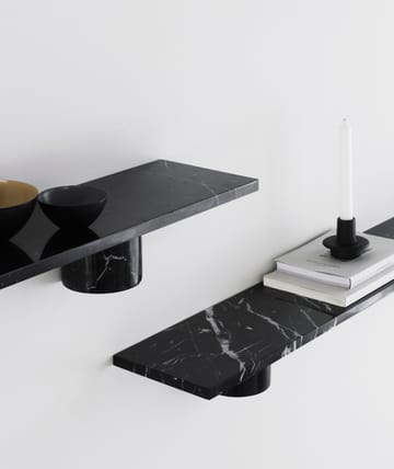 Sten Shelf hylde 120 cm - Black marble - Normann Copenhagen