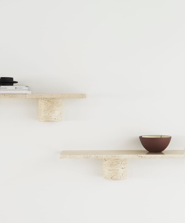 Sten Shelf hylde 120 cm - Travertine - Normann Copenhagen