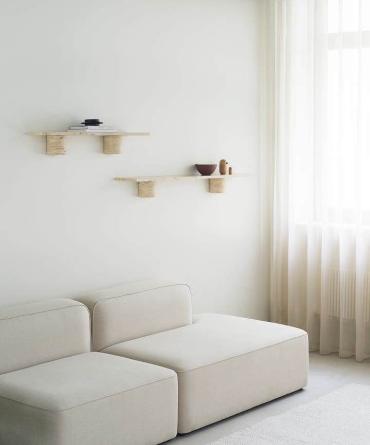 Sten Shelf hylde 120 cm - Travertine - Normann Copenhagen