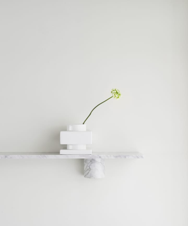 Sten Shelf hylde 120 cm, White marble Normann Copenhagen