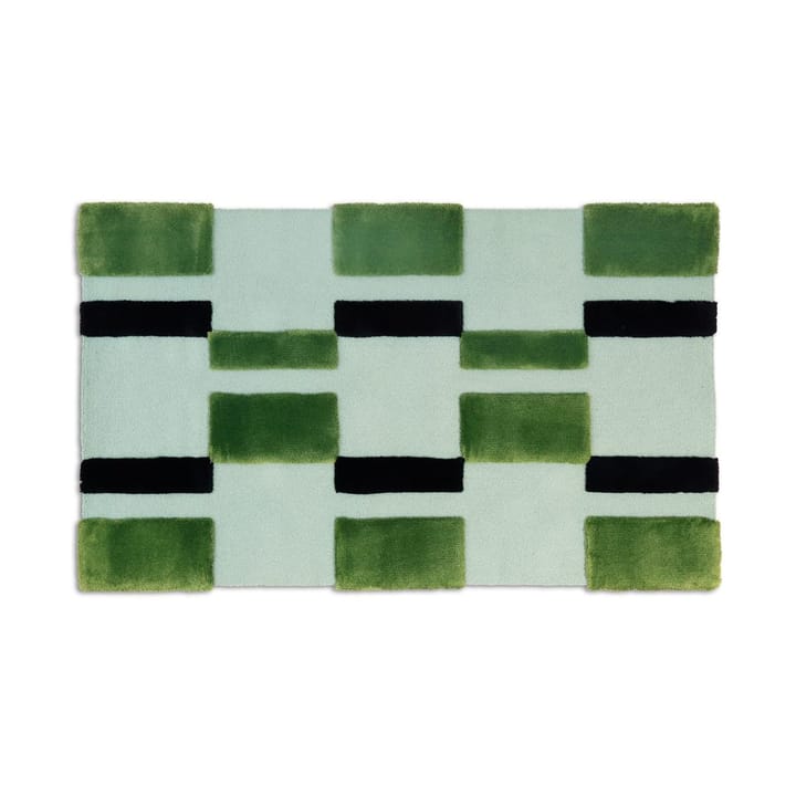 ODC Segment Rug Collection Irregular tæppe - Green-mint-black, 120x200 cm - Ogeborg