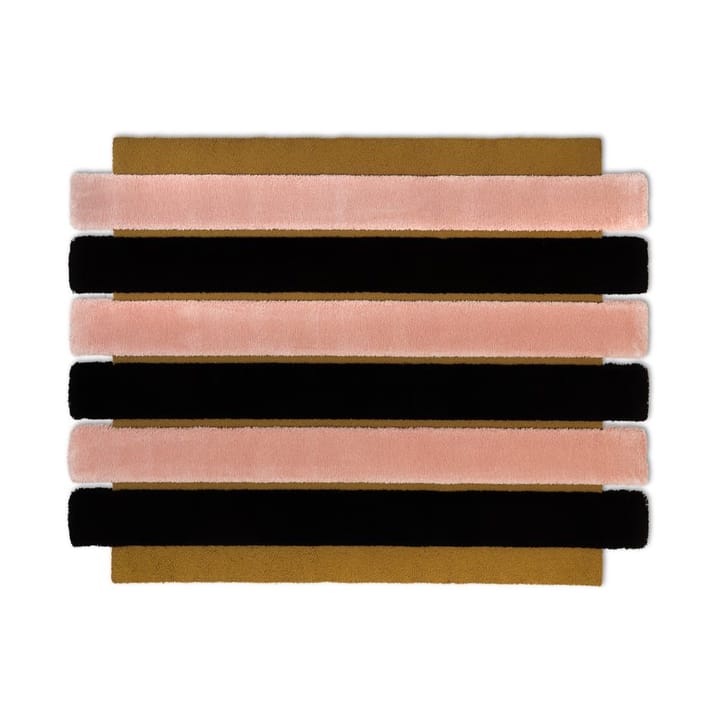 ODC Segment Rug Collection Stripe tæppe - Golden-blush-black, 179x250 cm - Ogeborg