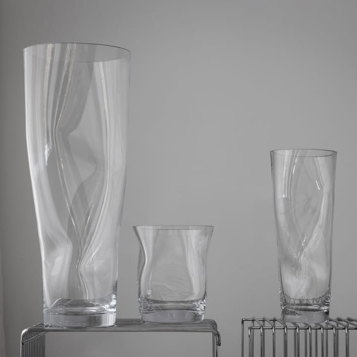 Squeeze vase, Clear Orrefors