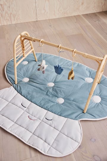 Dino play legetøj til babygym - Beige-saffron-aqua blue - OYOY