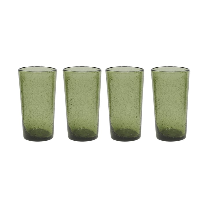 Kuki highball glas 4-pak - Green - OYOY