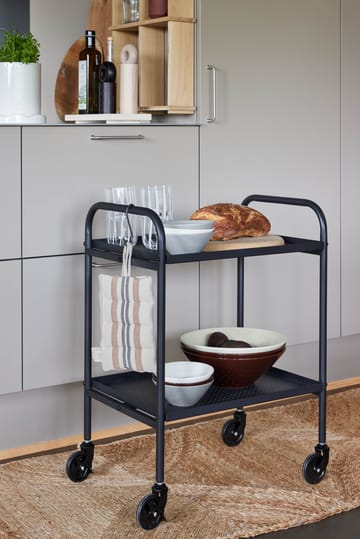 Maki trolley serveringsvogn small - Black - OYOY