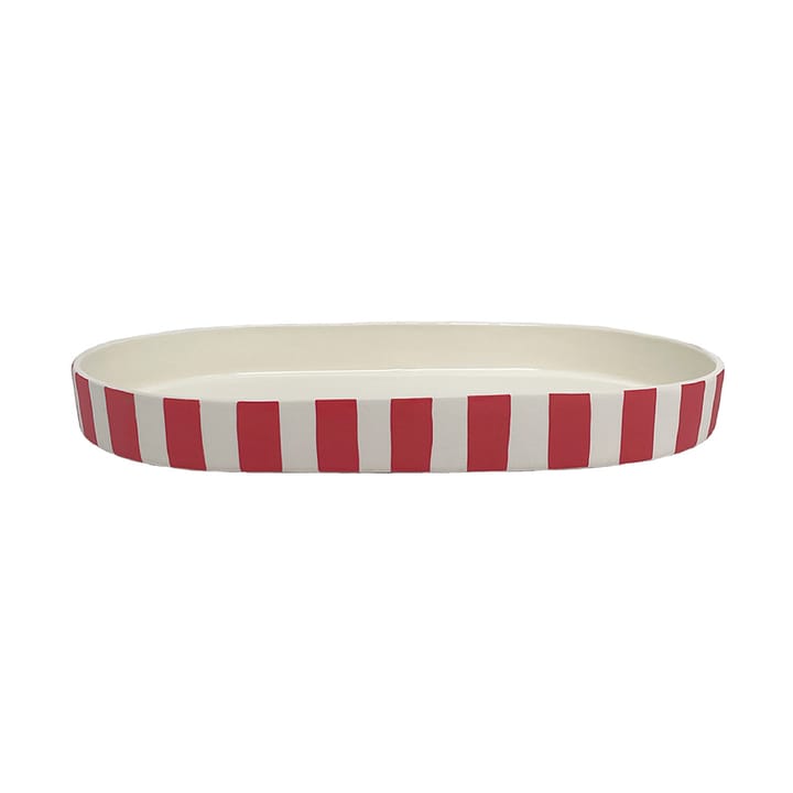 Toppu oval dekorationsbakke - Cherry Red - OYOY