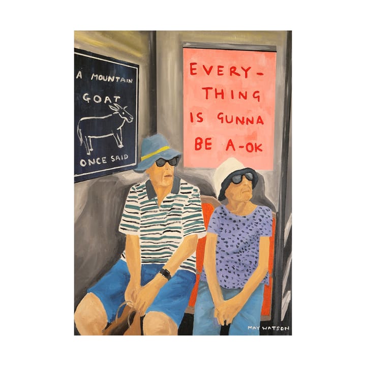 Everything Is Gunna Be OK plakat - 50x70 cm - Paper Collective