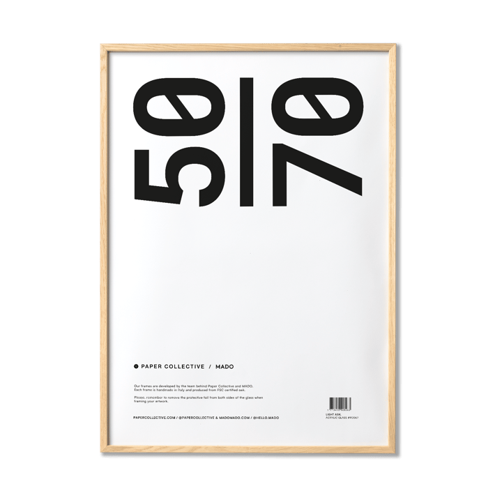 Paper Collective ramme plexiglas-ask - 50x70 cm - Paper Collective