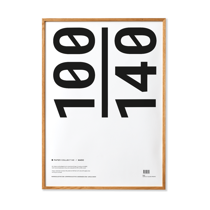 Paper Collective ramme plexiglas-eg - 100x140 cm - Paper Collective