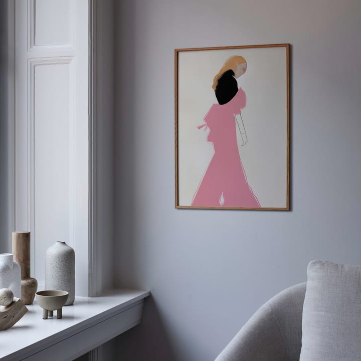 Pink Dress plakat, 30x40 cm Paper Collective