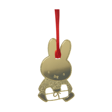 Miffy christmas dekorationsophæng - Guld - Pluto Design