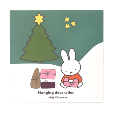 Miffy christmas dekorationsophæng - Guld - Pluto Design