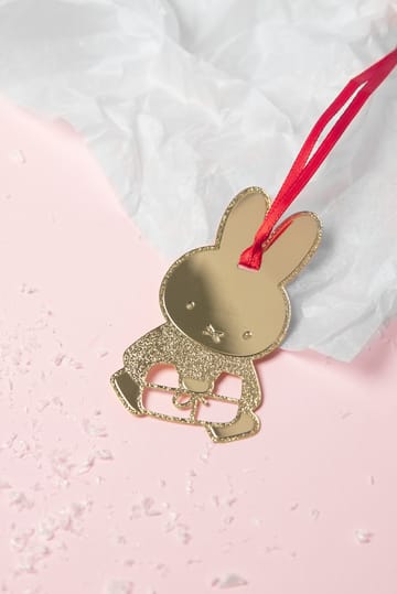 Miffy christmas dekorationsophæng - Guld - Pluto Design