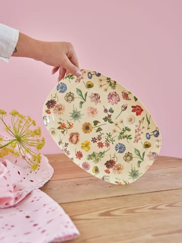 Rice melamintallerken 22 x 30 cm - Floras Dream - RICE