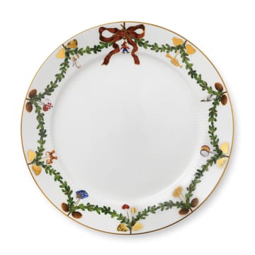 Stjerne Riflet Jul tallerken - Ø 27 cm - Royal Copenhagen