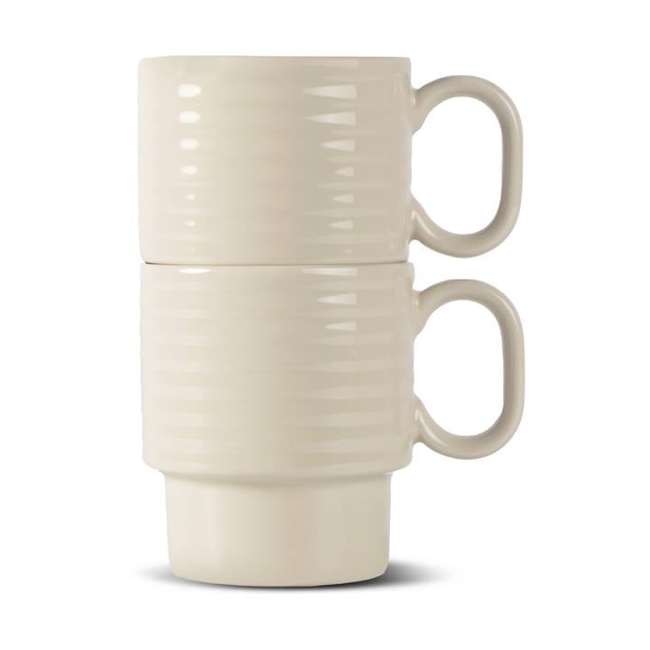 Coffee & More kaffekrus 2-pak, Beige Sagaform