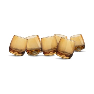 Sagaform tumblers med rund bund 30 cl 6-pak - Amber - Sagaform