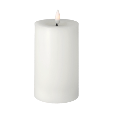 Bright Melt bloklys LED 15 cm - Hvid - Scandi Essentials