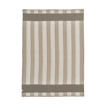 Aisles uldplaid 130x180 cm - Beige - Scandi Living