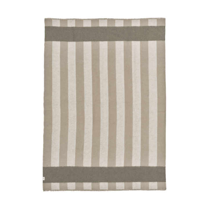 Aisles uldplaid 130x180 cm - Beige - Scandi Living