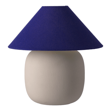 Boulder bordlampe 29 cm beige-cobolt - undefined - Scandi Living