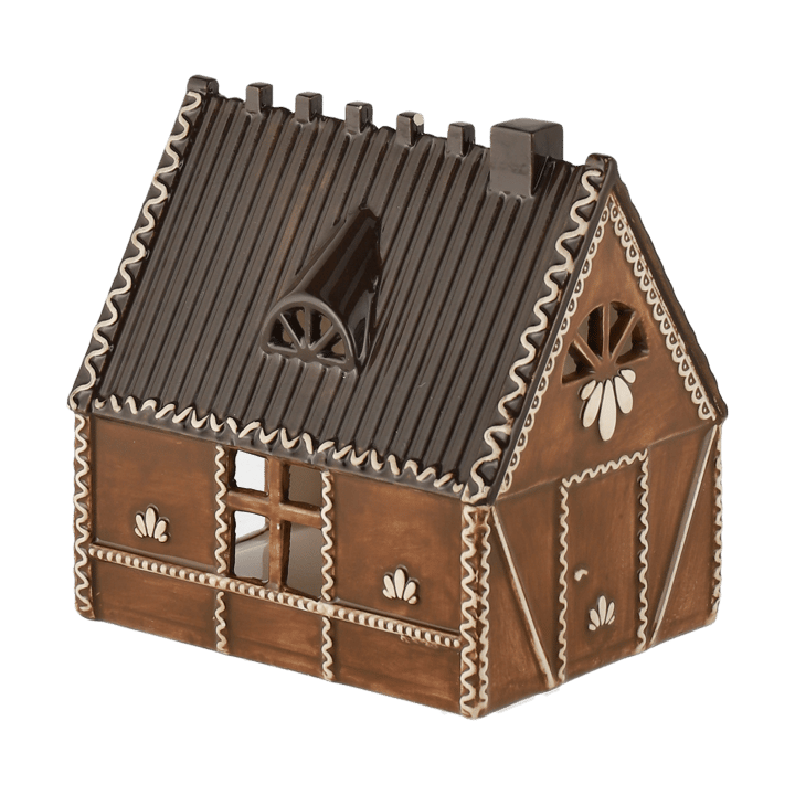 Ginger bread lys hus, 12 cm Scandi Living