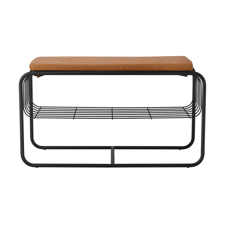 Nod bænk/skohylde 80x36c42 cm, Black Scandi Living