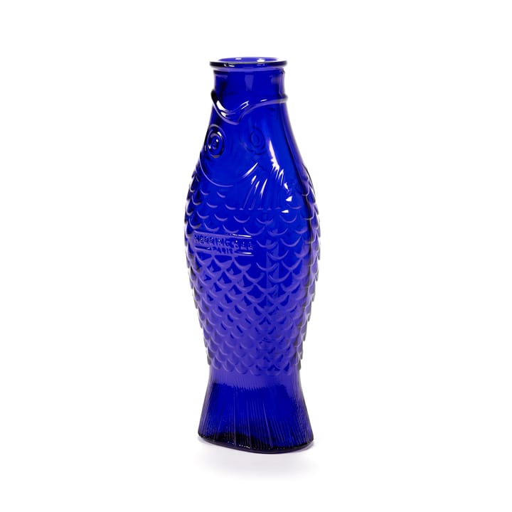 Fish & Fish glasflaske 85 cl - Cobalt blue - Serax