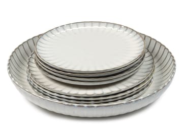 Inku dinner set 9 dele - White - Serax