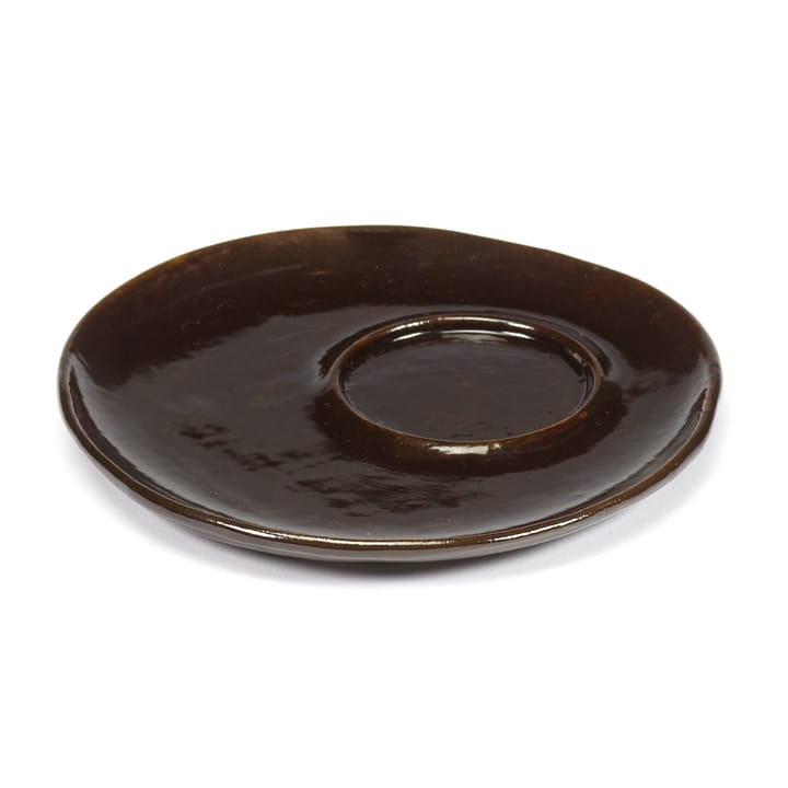 La Mère fad til espressokop Ø11 cm 2 stk, Dark brown Serax