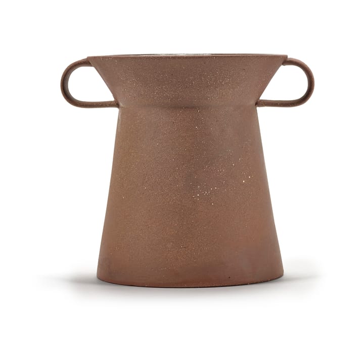 Urban 03 vase L 21 cm - Red-brown - Serax