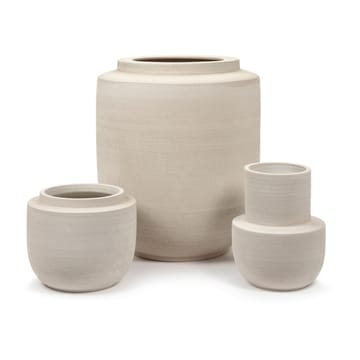 Volumes vase M Ø25 cm - Beige - Serax