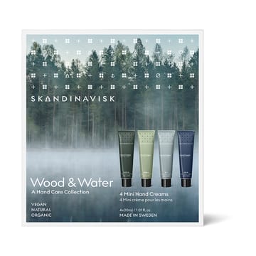 Wood & Water mini håndcreme 4 dele - 30 ml - Skandinavisk