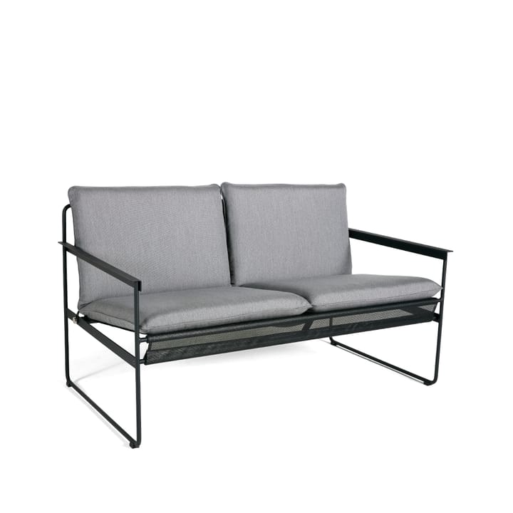 Slow 2-pers. sofa - Sunbrella grå-sort stålstel - SMD Design