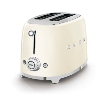 Smeg 50's Style brødrister 2 skiver - Crème hvid - Smeg