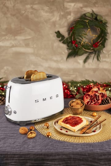 Smeg 50's Style brødrister 2 skiver - Hvid - Smeg