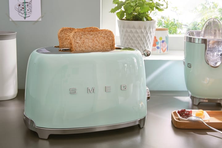 Smeg 50's Style brødrister 2 skiver, Pastelgrøn Smeg