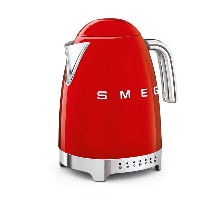 Smeg 50's Style elkedel med variabel temperatur 1,7 L, Rød Smeg