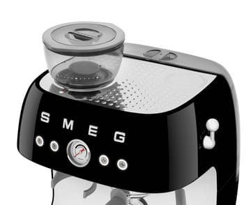 Smeg 50's Style espressomaskine med kaffekværn - Sort - Smeg