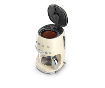 Smeg 50's Style kaffemaskine 10 kopper - Crème hvid - Smeg