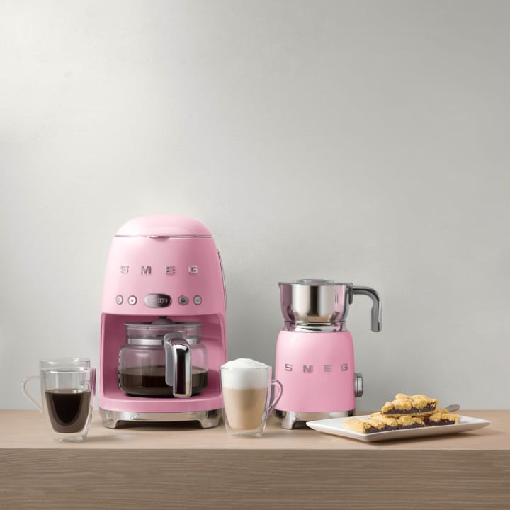 Smeg 50's Style kaffemaskine 10 kopper - Lyserød - Smeg