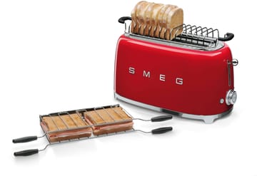 Smeg brødrist 38,3 cm - Sølv - Smeg